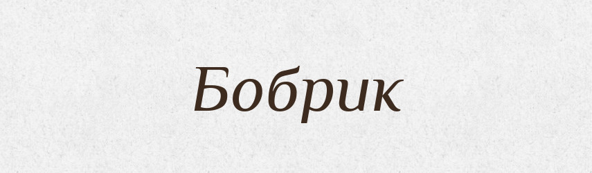 Бобрик — Фразеологічний словник української мови