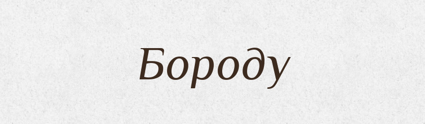Бороду — Фразеологічний словник української мови