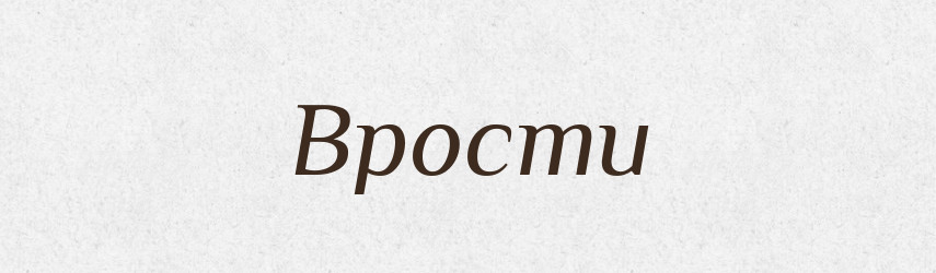 Врости — Фразеологічний словник української мови