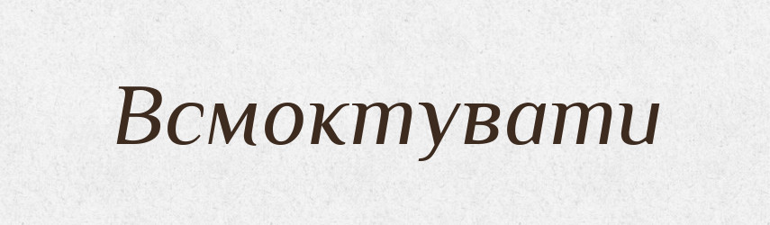 Всмоктувати — Фразеологічний словник української мови