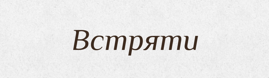 Встряти — Фразеологічний словник української мови