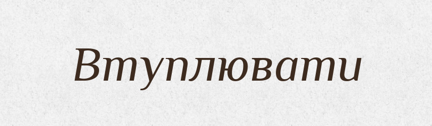 Втуплювати — Фразеологічний словник української мови