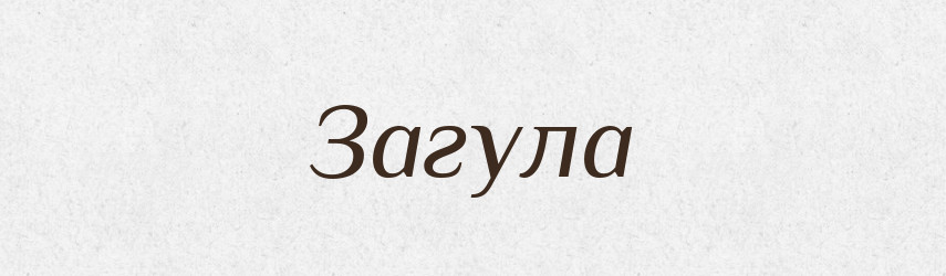 Загула — Фразеологічний словник української мови