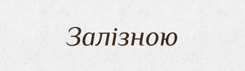 Залізною — Фразеологічний словник української мови