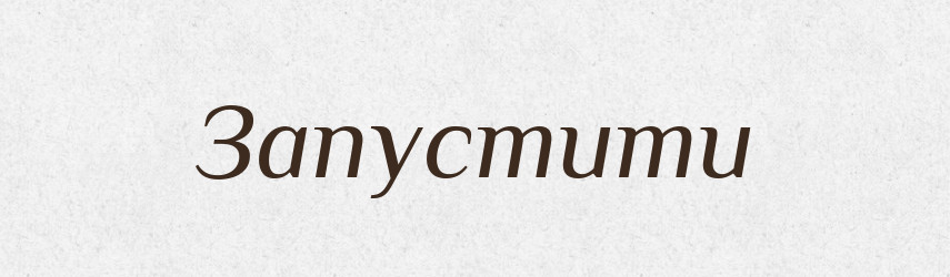 Запустити — Фразеологічний словник української мови