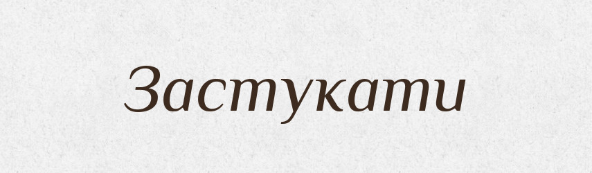 Застукати — Фразеологічний словник української мови