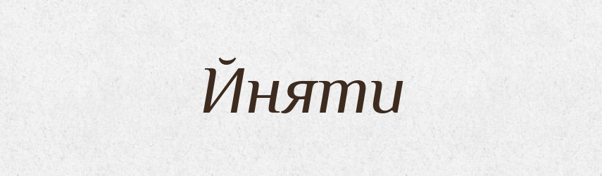 Йняти — Фразеологічний словник української мови
