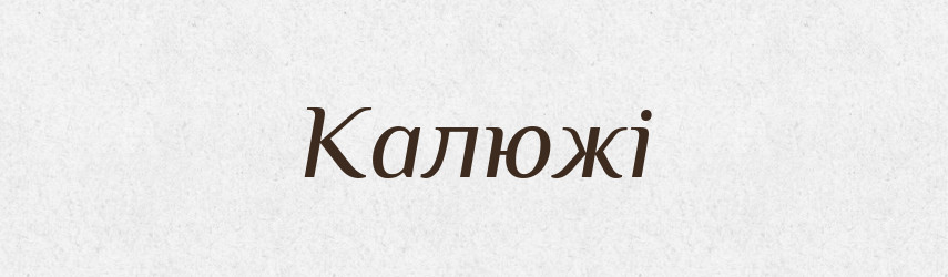 Калюжі — Фразеологічний словник української мови
