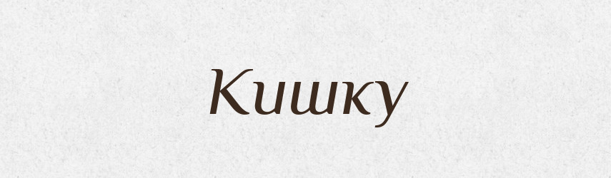 Кишку — Фразеологічний словник української мови