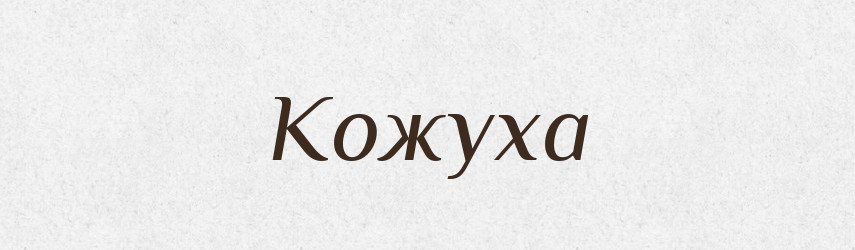 Кожуха — Фразеологічний словник української мови