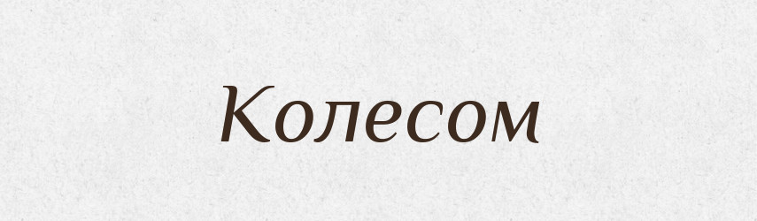 Колесом — Фразеологічний словник української мови