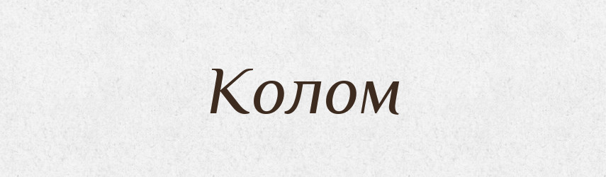 Колом — Фразеологічний словник української мови