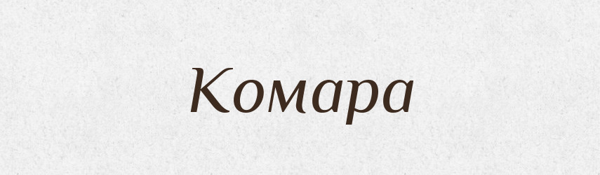 Комара — Фразеологічний словник української мови