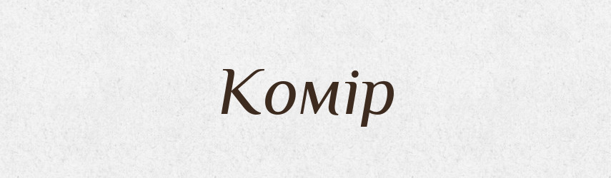 Комір — Фразеологічний словник української мови