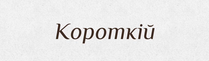 Короткій — Фразеологічний словник української мови