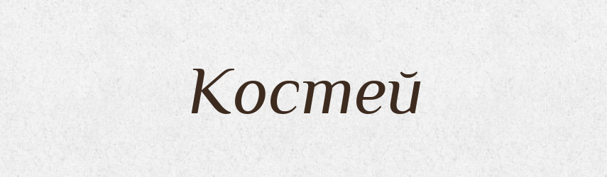 Костей — Фразеологічний словник української мови