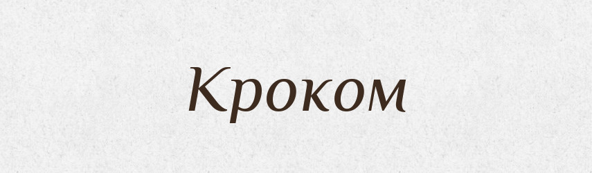 Кроком — Фразеологічний словник української мови
