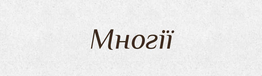 Многії — Фразеологічний словник української мови