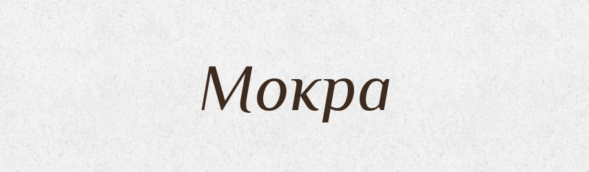 Мокра — Фразеологічний словник української мови