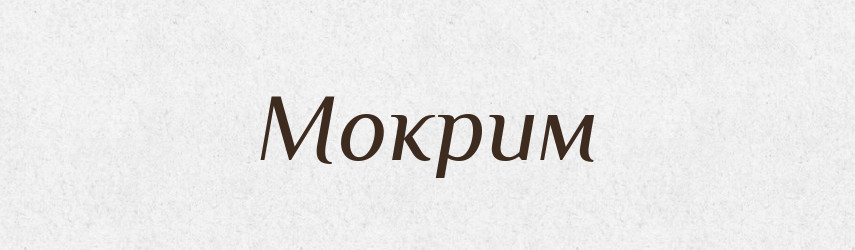 Мокрим — Фразеологічний словник української мови