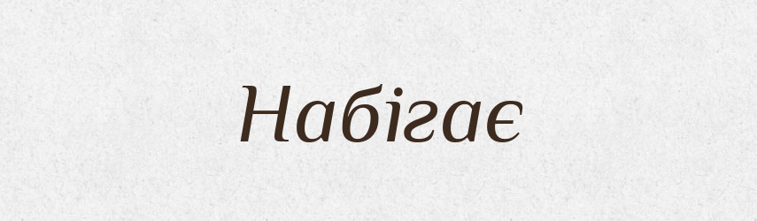 Набігає — Фразеологічний словник української мови