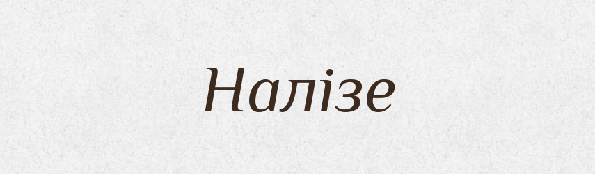 Налізе — Фразеологічний словник української мови