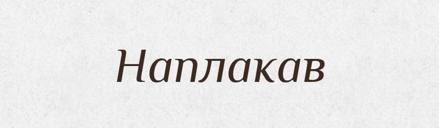 Наплакав — Фразеологічний словник української мови