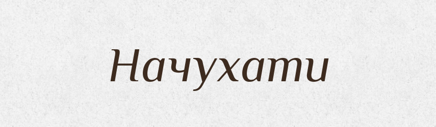 Начухати — Фразеологічний словник української мови