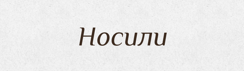 Носили — Фразеологічний словник української мови