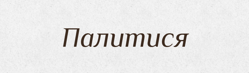 Палитися — Фразеологічний словник української мови