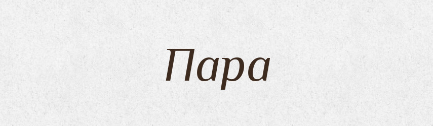 Пара — Фразеологічний словник української мови
