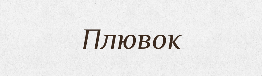 Плювок — Фразеологічний словник української мови