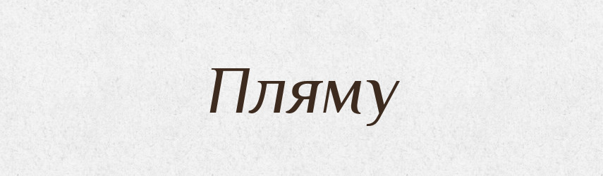 Пляму — Фразеологічний словник української мови