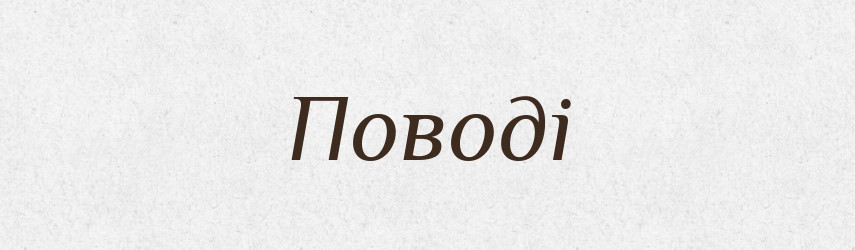 Поводі — Фразеологічний словник української мови