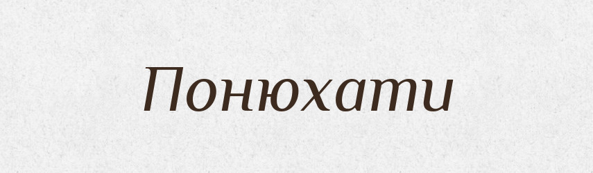 Понюхати — Фразеологічний словник української мови
