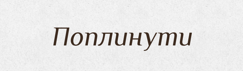 Поплинути — Фразеологічний словник української мови