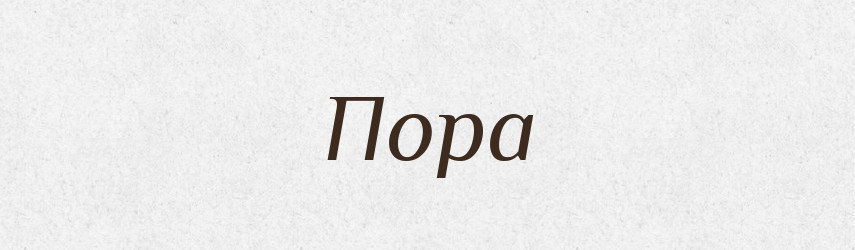 Пора — Фразеологічний словник української мови
