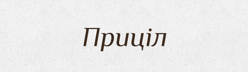 Приціл — Фразеологічний словник української мови