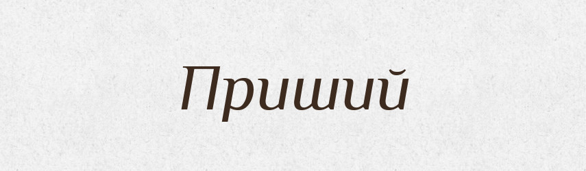 Приший — Фразеологічний словник української мови
