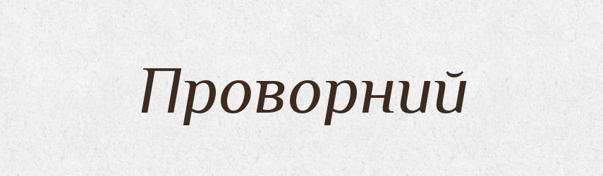 Проворний — Фразеологічний словник української мови