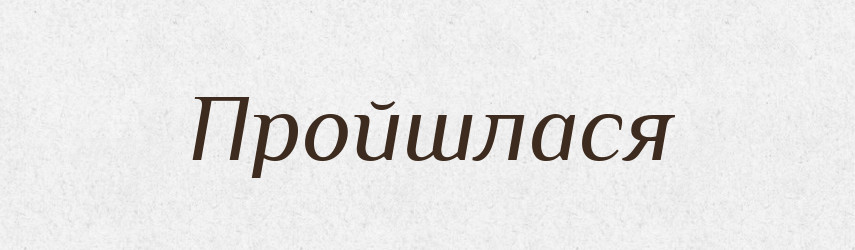Пройшлася — Фразеологічний словник української мови
