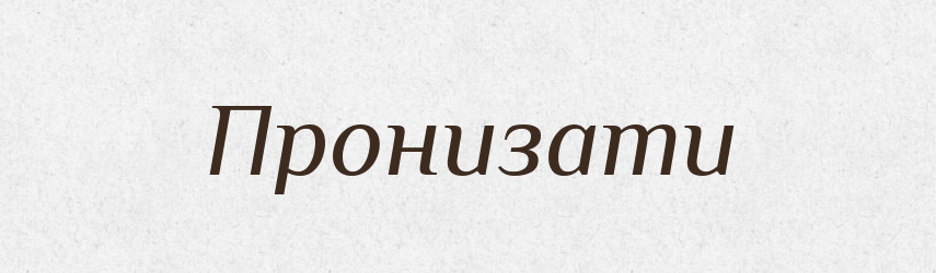 Пронизати — Фразеологічний словник української мови