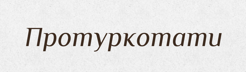 Протуркотати — Фразеологічний словник української мови