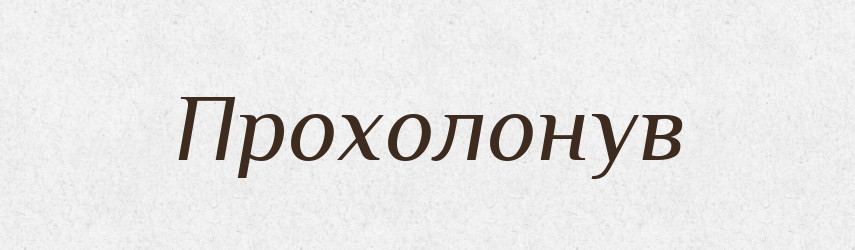 Прохолонув — Фразеологічний словник української мови