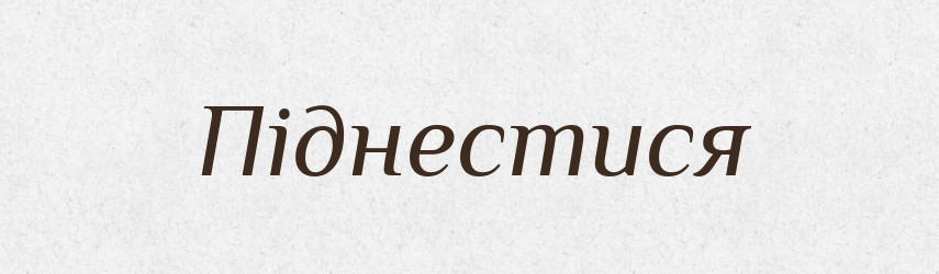 Піднестися — Фразеологічний словник української мови