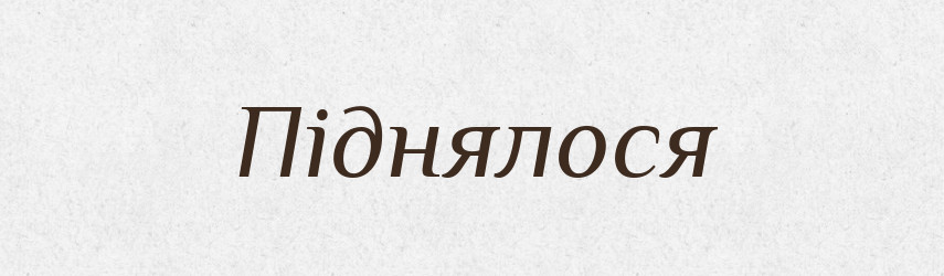 Піднялося — Фразеологічний словник української мови