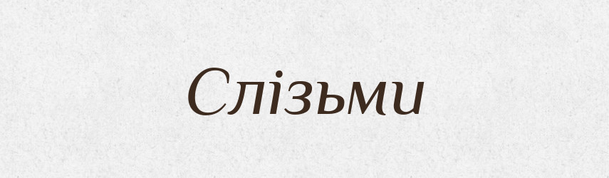 Слізьми — Фразеологічний словник української мови