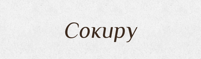 Сокиру — Фразеологічний словник української мови
