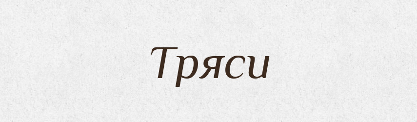 Тряси — Фразеологічний словник української мови