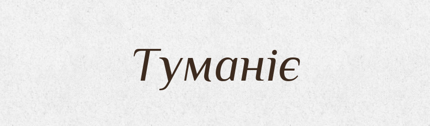 Туманіє — Фразеологічний словник української мови